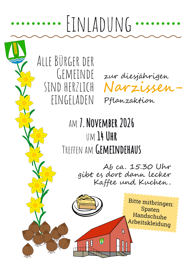 Einladung Narzissenpflanzen 2026